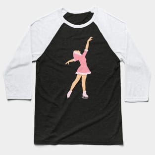 Pink figure skater Baseball T-Shirt